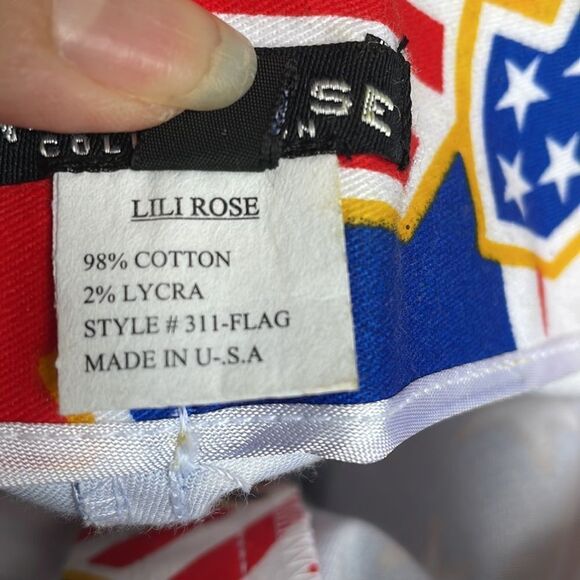 LILI ROSE flag pants with Union Jack design - made in USA - Picture 8 of 8